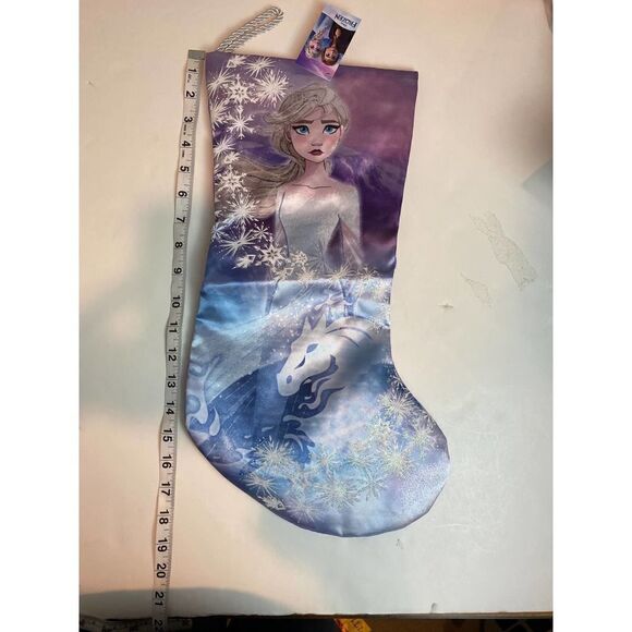 NWT Frozen 2 Christmas Stocking Elsa by Kurt Adler NEW 19-inch - Picture 2 of 5